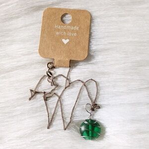 Green Pendant Necklace